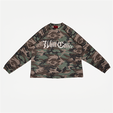 White Coffee Waffle LS Tee Washed Camo - Sælges kun i butikken i Holstebro